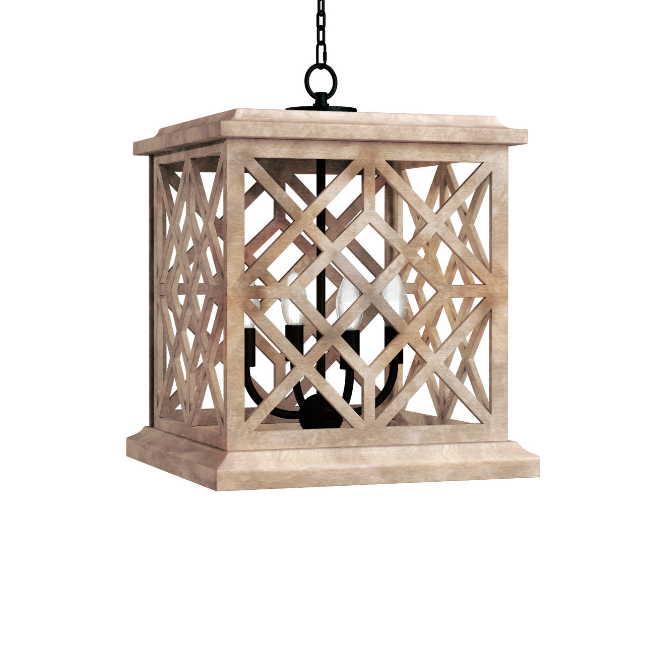 Coastal Living Chatham Wood Lantern (Natural) 16-1364NAT