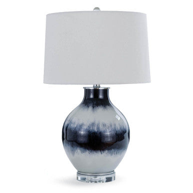 Regina Andrew Coastal Living Indigo Glass Table Lamp Designed By Regina Andrew 13-1168