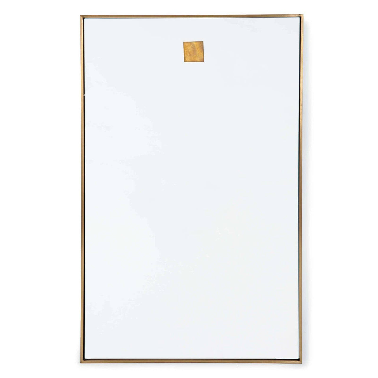 Regina Andrew Hanging Rectangle Mirror (Natural Brass) 21-1046NB