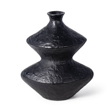 Regina Andrew Poe Metal Vase (Black) 20-1444BLK