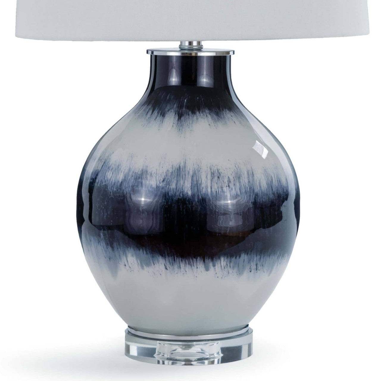 Regina Andrew Coastal Living Indigo Glass Table Lamp Designed By Regina Andrew 13-1168