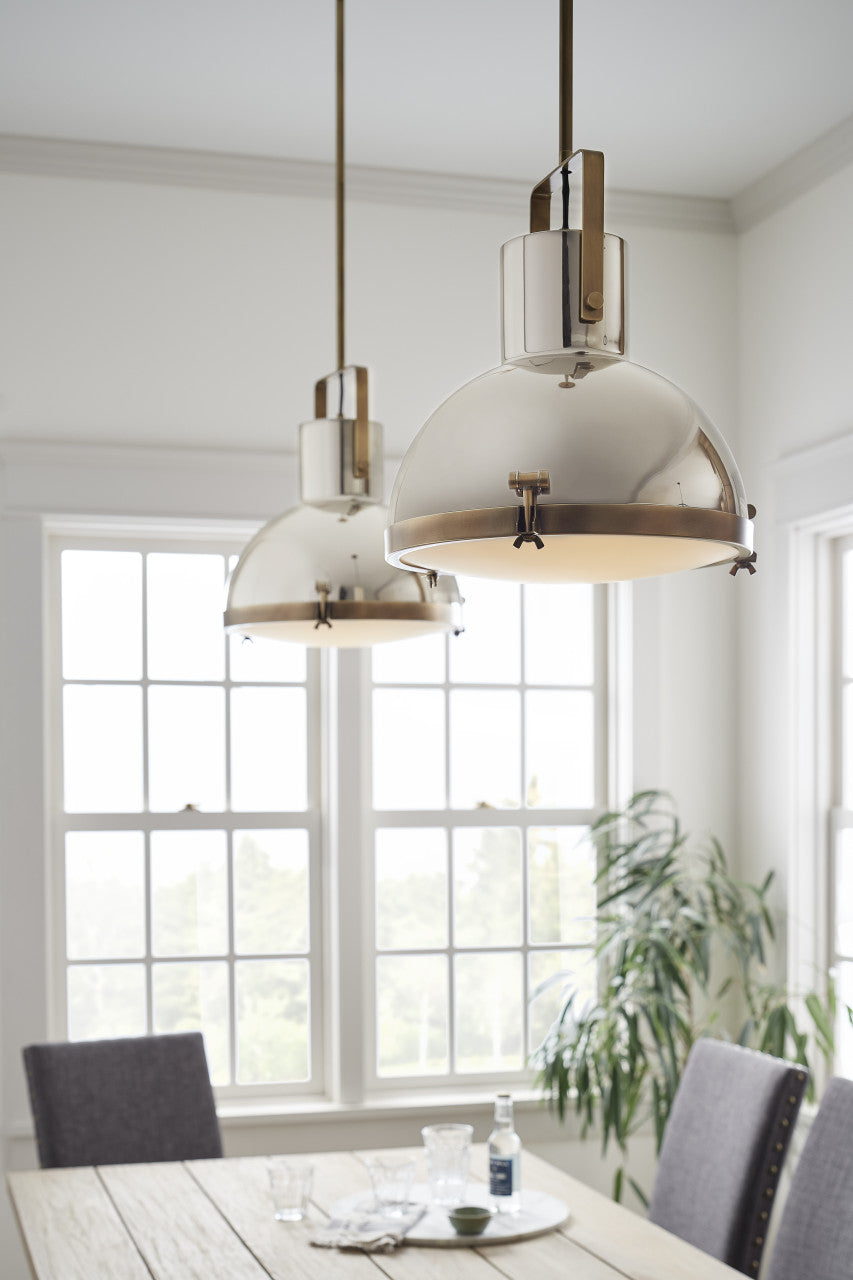 Hinkley Lighting Nautique Medium Pendant Heritage Brass 49067HB