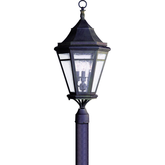 Troy Lighting 3 Light Morgan Hill Post in Natural Rust P1274NR