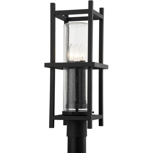 Troy Lighting 4 Light Carlo Post in Textured Black P7522-TBK