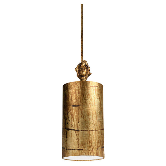 Lucas McKearn Fragment Gold Small mini Pendant convertible to semi flush Antiqued Gold