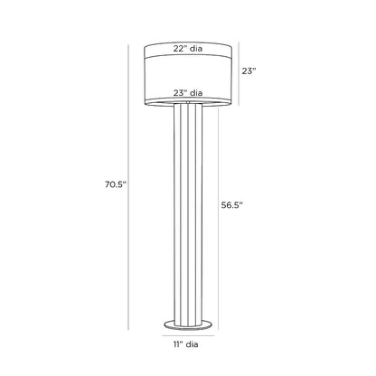 Arteriors Home Warner Floor Lamp PFC07-SH016