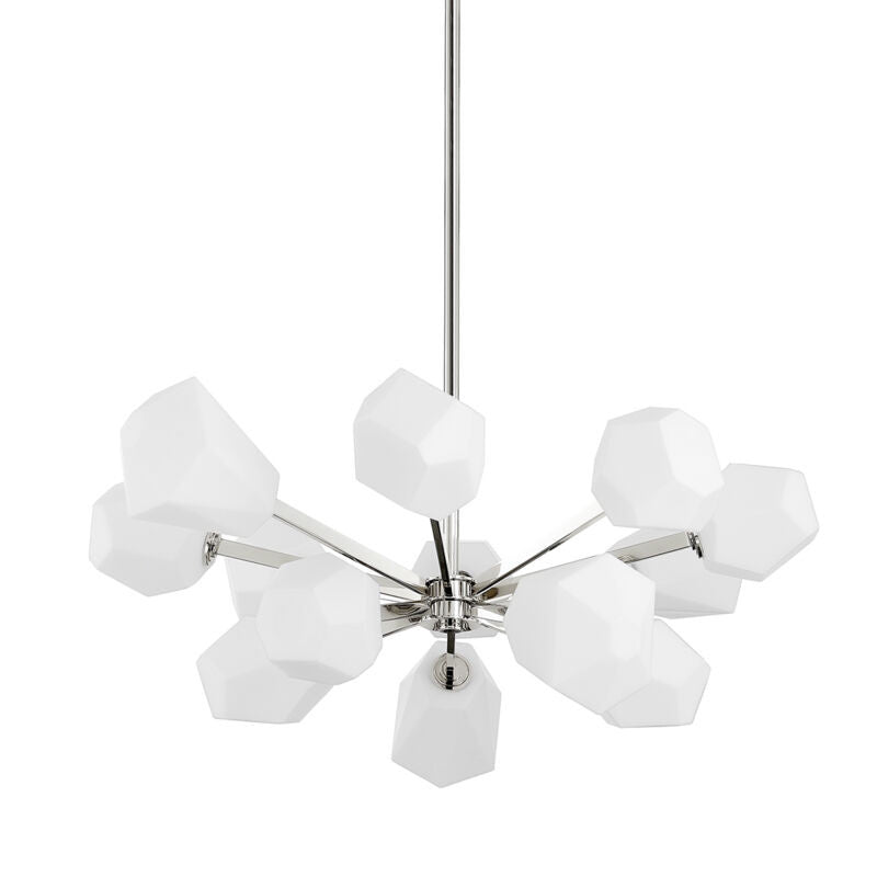 Hudson Valley Lighting Tring Chandelier in Polished Nickel PI1894813-PN