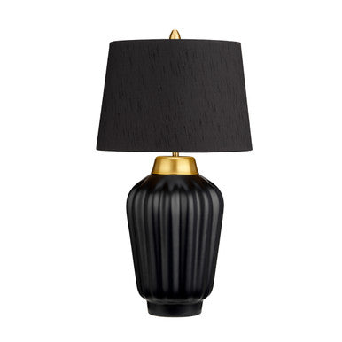 Lucas McKearn Bexley Table Lamp in Black and Brushed Brass