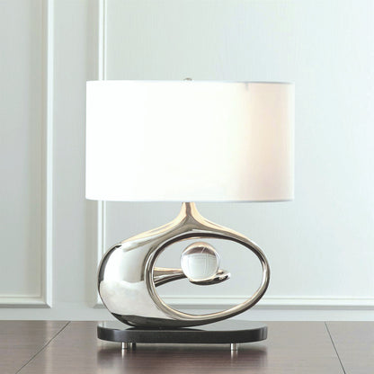 Global Views Orbit Lamp Nickel 9.93400