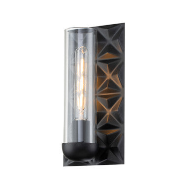 Lucas McKearn Alpha 1 Light Sconce in Matte Black