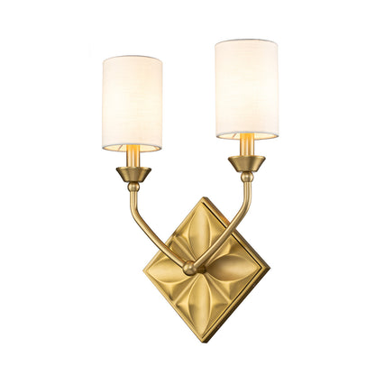 Lucas McKearn Epsilon 2 Light Sconce in Aged Brass