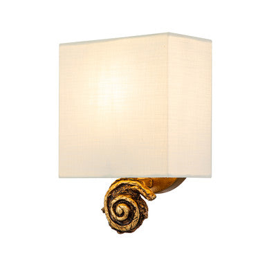 Lucas McKearn Swirl Small Sconce in Gold