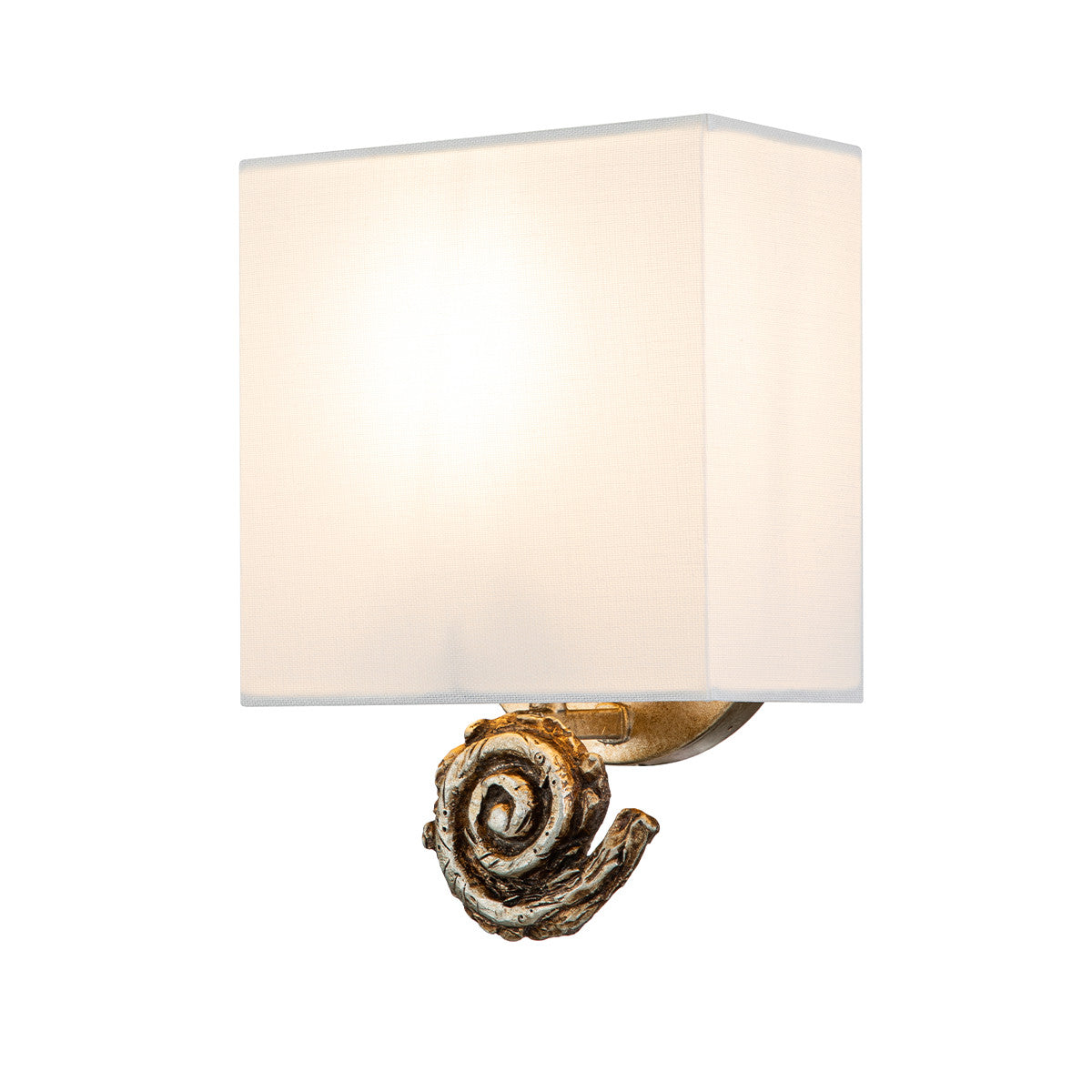 Lucas McKearn Swirl Small Sconce in Silver