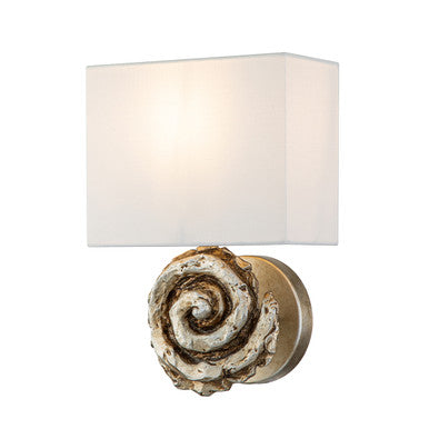 Lucas McKearn Swirl Large Sconce in Silver