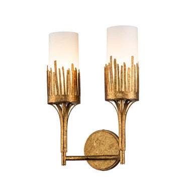 Lucas McKearn Sawgrass 2 Lt Sconce in Gold Leaf