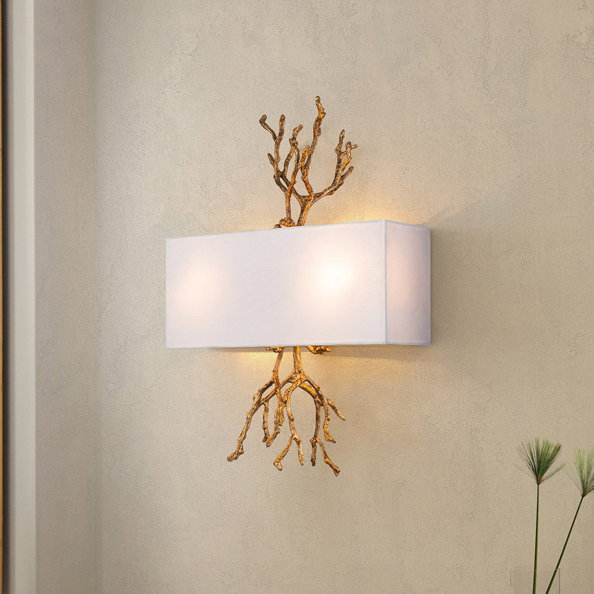 Lucas McKearn The Coral Sconce in Gold Finish SC7390G-2