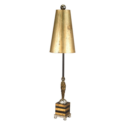 Lucas McKearn Lucas McKearn Noma Luxe Buffet Table Lamp Black & Gold Stripes