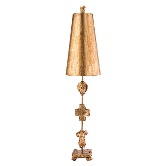 Lucas McKearn Fragment Distressed Gold Table Lamp By Lucas McKearn