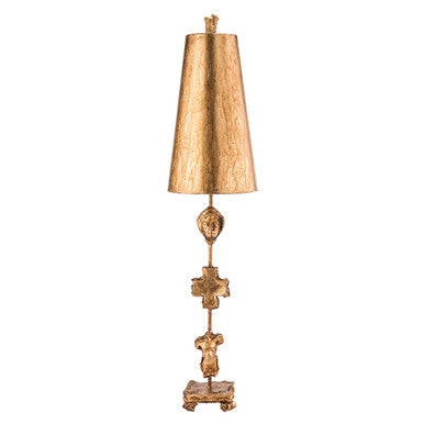 Lucas McKearn Fragment Distressed Gold Table Lamp By Lucas McKearn