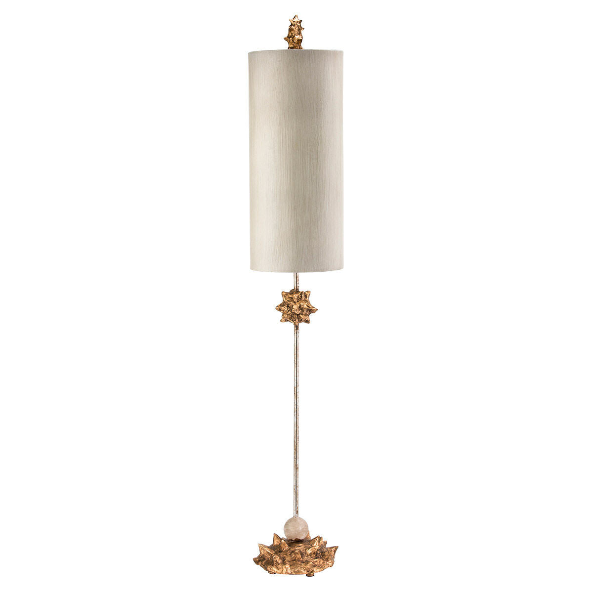 Lucas McKearn Lucas McKearn Nettle Tall Large Buffet Table Lamp Distressed Gold by Lucas Mckearn