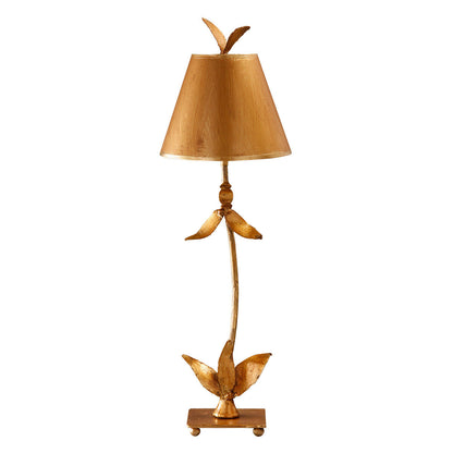 Lucas McKearn Red Bell Gold Buffet Table Lamp