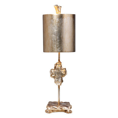 Lucas McKearn Cross Silver Table Lamp In Lucas McKearn's Distressed Finish