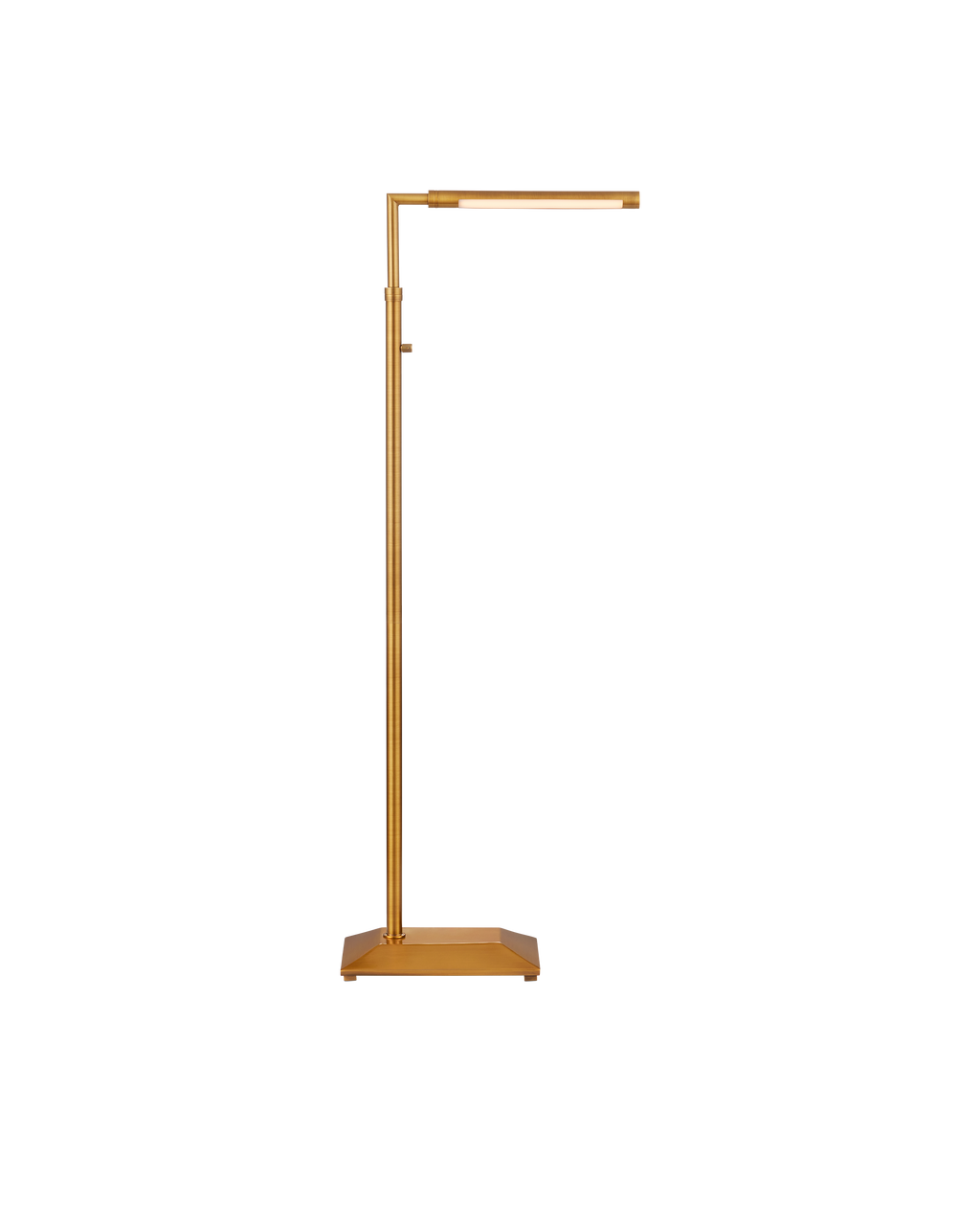 Currey & Co Autrand Brass Floor Lamp in Antique Brass 8000-0157