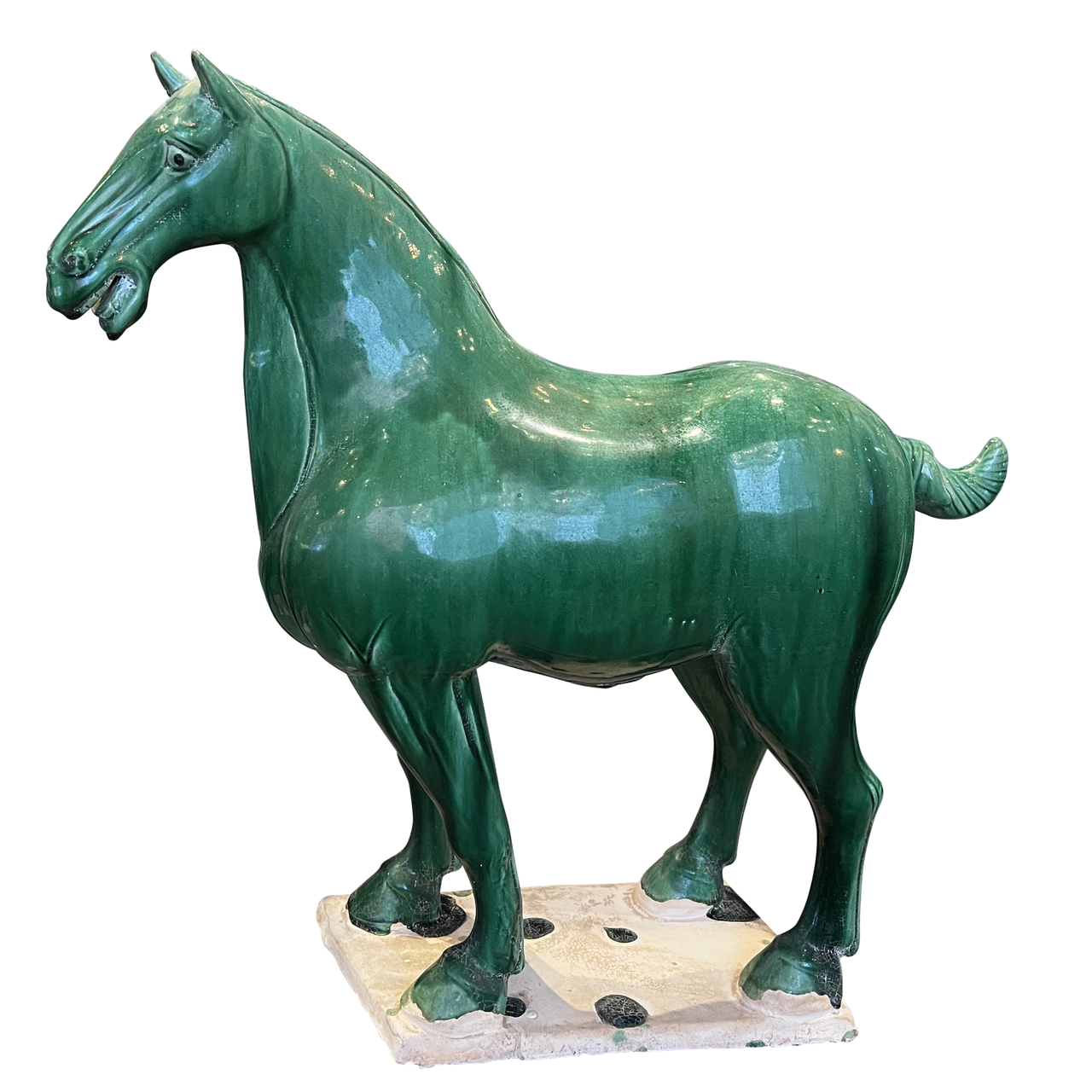 Currey & Co. Tang Dynasty Large Green Horse 1200-0783