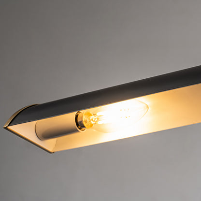 Lucas McKearn Winchfield Medium Picture Light in Aged Brass and Matte Black in Aged Brass WINCHFIELD-PLM-AB-BM