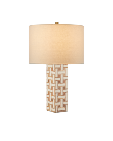 Currey & Co. Aarna Cream Table Lamp 6000-0955